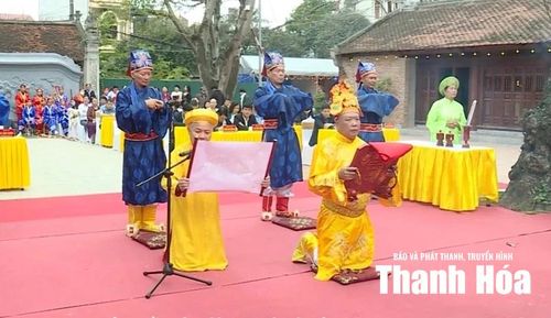 Nghi lễ tại Thái miếu nhà Hậu Lê.