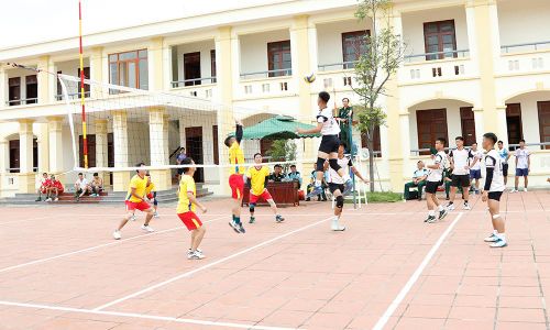 Các đội thi đấu nội dung bóng chuyền nam.