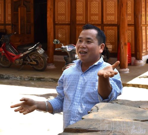 Anh Vàng A Dế, bản Nặm Cứm, xã Nà Tấu.