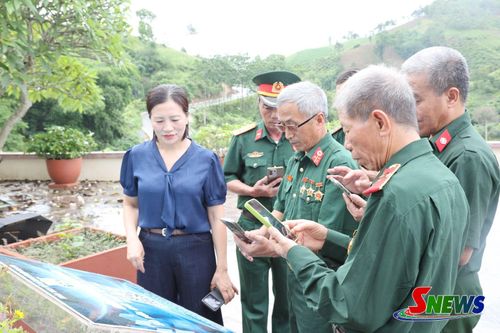 Khu di tích được số hóa bằng mã QR tạo thuận lợi cho nhân dân tìm hiểu.