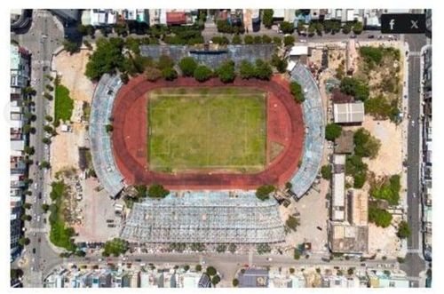 Toàn cảnh Sân vận động Chi Lăng nhìn từ trên cao