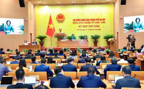 Quang cảnh phiên chất vấn và trả lời chất vấn. Ảnh: Thành Thái