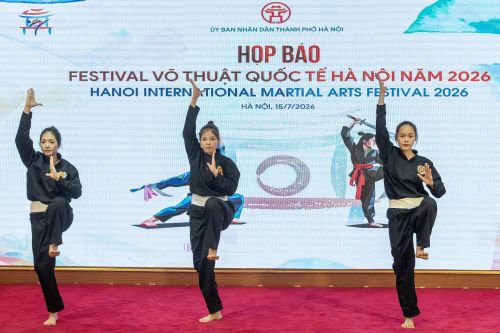 Festival Võ thuật quốc tế Hà Nội 2026 dự kiến diễn ra đầu tháng 8/2026.