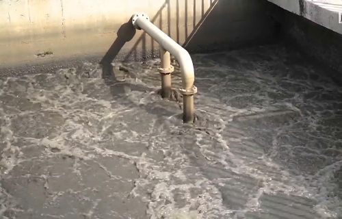 Nước thải được thu gom xử lý tại nhà máy.