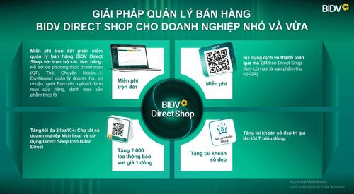 Giải pháp BIDV Direct Shop