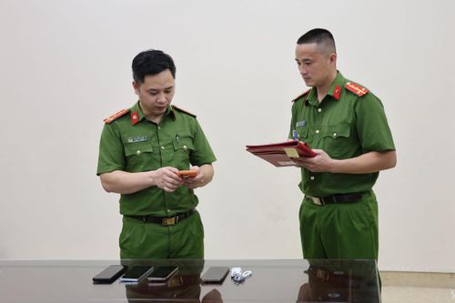 Tang vật của vụ án. Ảnh: CANB