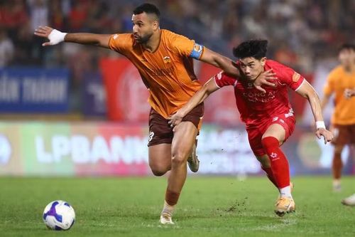 Gia nhập Hoàng Anh Gia Lai từ Khánh Hòa vào tháng 9/2023, Jairo Rodrigues đã ra sân 92 trận trên mọi đấu trường, ghi 14 bàn thắng và có 6 đường kiến tạo. Ảnh: Hoàng Anh Gia Lai.