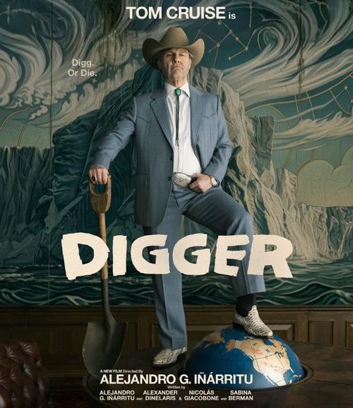 Poster phim Digger của đạo diễn Alejandro González Inã́rritu. Ảnh: Warner Bros Pictures