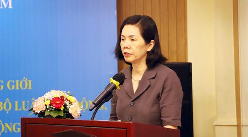 Phó Chủ tịch Hội LHPN Việt Nam Nguyễn Thị Minh Hương phát biểu khai mạc Hội nghị