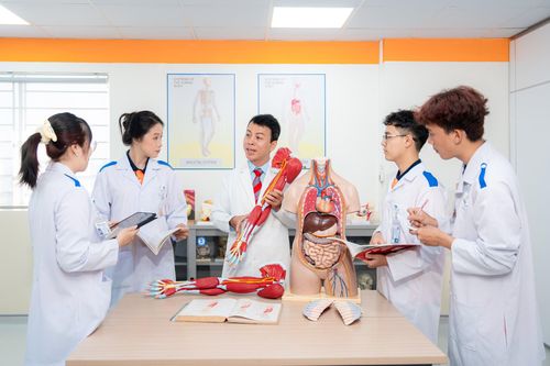 Đào tạo nhân lực y tế tại Trường ĐH Công nghệ TP.HCM. Ảnh: HUTECH.