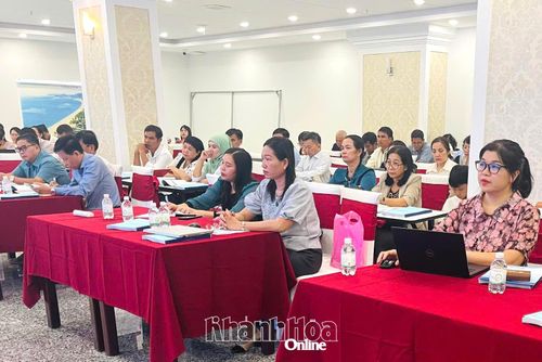 Các đại biểu tham gia tập huấn.