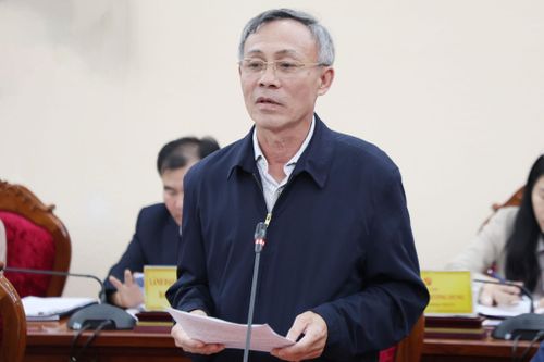 Ủy viên Ban Thường vụ Tỉnh ủy, Trưởng Ban Nội chính Tỉnh ủy Lâm Đồng Nguyễn Văn Tám báo cáo tóm tắt kết quả PCTNLPTC 6 tháng đầu năm 2026