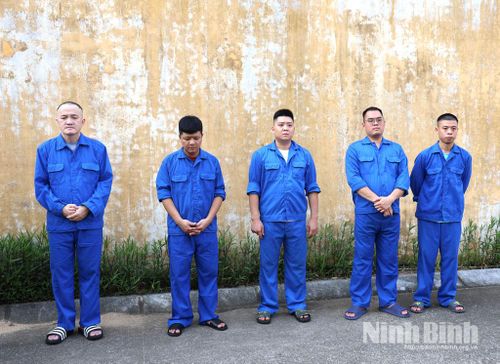 Các đối tượng trong đường dây cá độ bóng đá hơn 710 tỷ đồng trên không gian mạng.