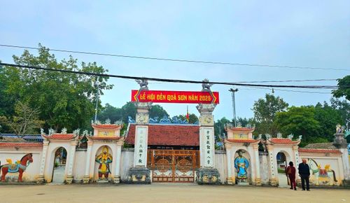 Đền Quả Sơn (xã Bạch Ngọc, tỉnh Nghệ An). Ảnh: Nguyễn Diệu