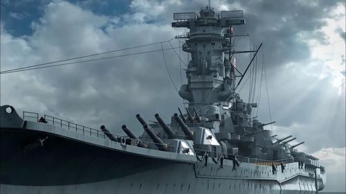 Thiết giáp hạm lớp Yamato. Ảnh WLRN