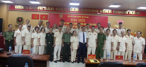 Đại hội Hội Cựu Công an nhân dân phường Yên Sở lần thứ nhất, nhiệm kỳ 2026-2031 thành công tốt đẹp. Ảnh: Minh Đức