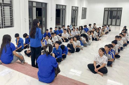 Các hoạt động sinh hoạt hè tại xã Hoài Đức góp phần trang bị kỹ năng sống, nâng cao ý thức phòng, chống tai nạn, thương tích cho thanh, thiếu nhi. Ảnh: H.Đ