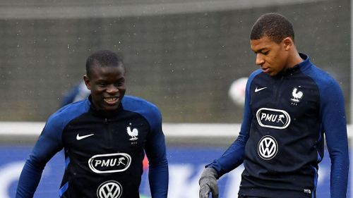  Mối quan hệ của Kante và Mbappe được cho là xấu đi thời gian qua. 