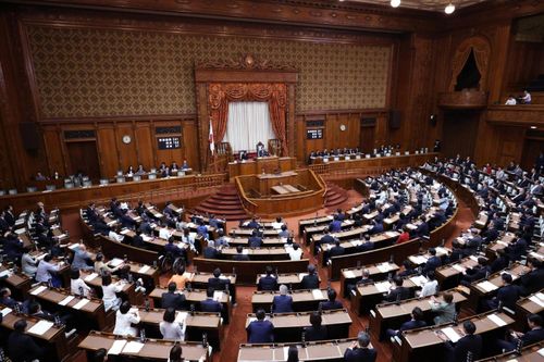  Gói dự luật về Hoàng gia được Thượng viện Nhật Bản thông qua trong phiên họp toàn thể ngày 17/7. Ảnh: Japan Times.