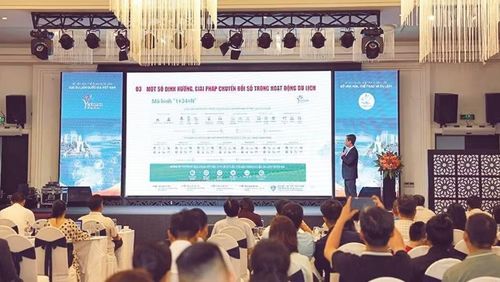 Chương trình hướng dẫn triển khai chuyển đổi số trong lĩnh vực du lịch diễn ra tháng 7/2026 tại Nha Trang. (Ảnh: TITC)