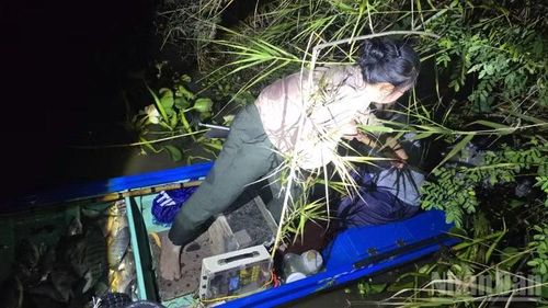 Đối tượng Cao Thị Xương lúc mới bị bắt.