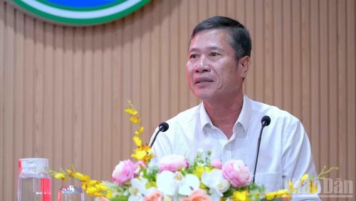 Trưởng ban Nội chính Tỉnh ủy Cà Mau đồng chí Trần Hữu Phước báo cáo kết quả giải quyết khiếu nại, tố cáo, phản ánh, kiến nghị của người dân.
