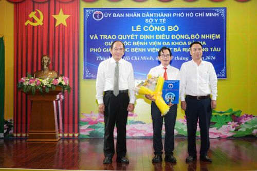 BS.CKII Dương Thanh, Giám đốc Bệnh viện Đa khoa Bà Rịa được điều động và bổ nhiệm giữ chức vụ Phó Giám đốc Bệnh viện Mắt Bà Rịa - Vũng Tàu