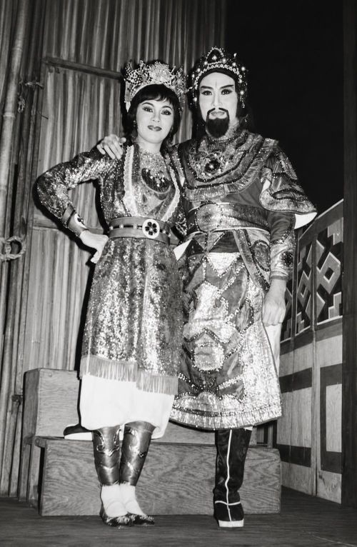 Xuân Lan vai Hiệu úy Kỳ Hoa và Chí Tiên vai Lê Hoàn trong vở "Thái hậu Dương Vân Nga" năm 1980. Chí Tiên là em út của nghệ sĩ Thanh Nga và Bảo Quốc.