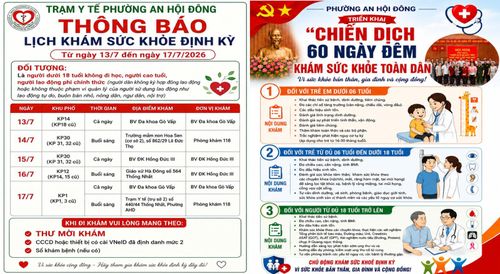 Bên cạnh tuyên truyền trực tiếp, phường An Hội Đông (TP Hồ Chí Minh) còn đăng tải infographic, lịch khám và hướng dẫn tham gia chương trình khám sức khỏe toàn dân trên các nền tảng mạng xã hội nhằm nâng cao tỷ lệ người dân hưởng ứng tham gia.