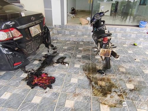 Hiện trường vụ việc. Ảnh: Công an tỉnh Phú Thọ