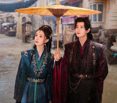 Giai Ngẫu Thiên Thành do Nhậm Gia Luân và Vương Hạc Nhuận đóng chính. Ảnh: Weibo 