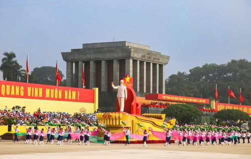 Hình ảnh tại Lễ kỷ niệm, diễu binh, diễu hành cấp Nhà nước mừng 80 năm Cách mạng tháng Tám thành công (19/8/1945-19/8/2025) và Quốc khánh nước Cộng hòa xã hội chủ nghĩa Việt Nam (2/9/1945-2/9/2025). Ảnh: dangcongsan.org.vn.