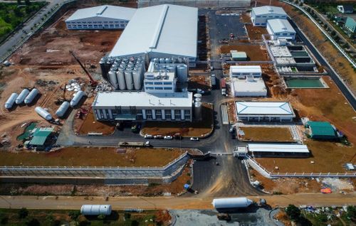 Một góc KCN Lộc Sơn, phường B’Lao đang xây dựng