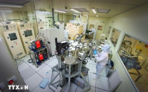 Phòng nghiên cứu công nghệ nano hiện đại của Đại học Quốc gia Thành phố Hồ Chí Minh. (Ảnh: TTXVN phát)