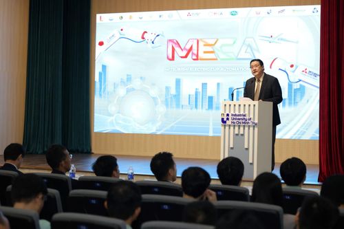 PGS,TS. Lê Hoài Quốc - Phó Chủ tịch Hội Tự động hóa Việt Nam - phát biểu tại chương trình