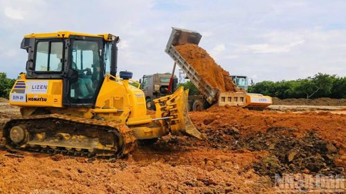Hiện nay, đơn vị thi công đang tăng tốc triển khai các mũi thi công.