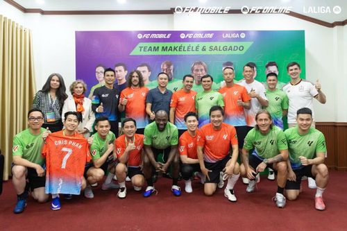 Sự kiện giao lưu giữa các cựu danh thủ của Real Madrid và Barelona cùng các cựu tuyển thủ Việt Nam do LALIGA tổ chức.