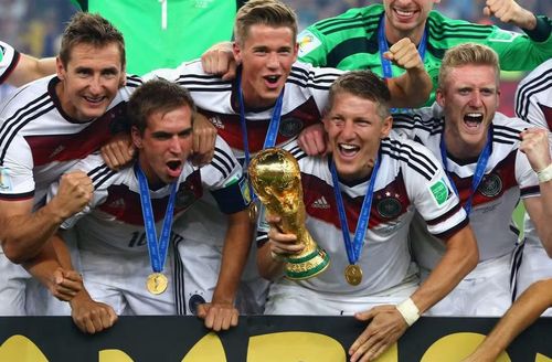 Đức vô địch World Cup 2014, bốn năm sau khi giành hạng ba tại Nam Phi. Ảnh: Getty.