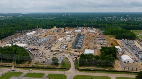 SpaceX đang xây dựng một nhà máy điện tuabin khí khổng lồ ở Southaven, Mississippi để cung cấp điện cho các trung tâm dữ liệu của họ trong khu vực. Ảnh: CNBC