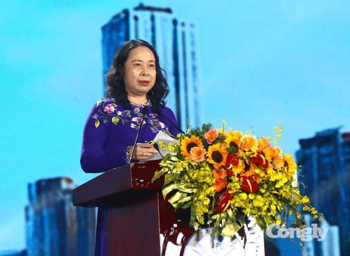 Phó Chủ tịch nước Võ Thị Ánh Xuân phát biểu