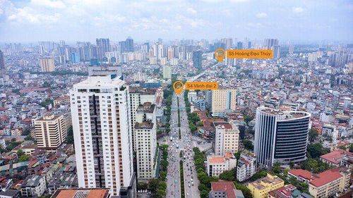 Chung cư dọc metro Văn Cao - Hòa Lạc tại Hà Nội. (Ảnh minh họa: Tiến Dũng).