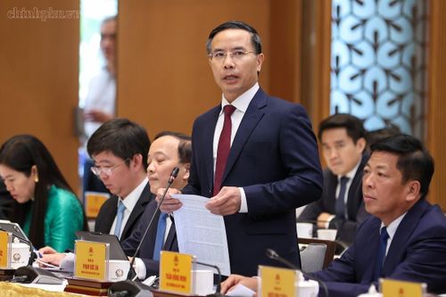 Thống đốc Ngân hàng Nhà nước Việt Nam Phạm Đức Ấn phát biểu tại Hội nghị - Ảnh: VGP/Nhật Bắc