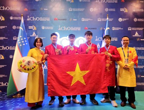 Các học sinh tham gia Olympic Hóa học Quốc tế 2026. Ảnh: Moet.