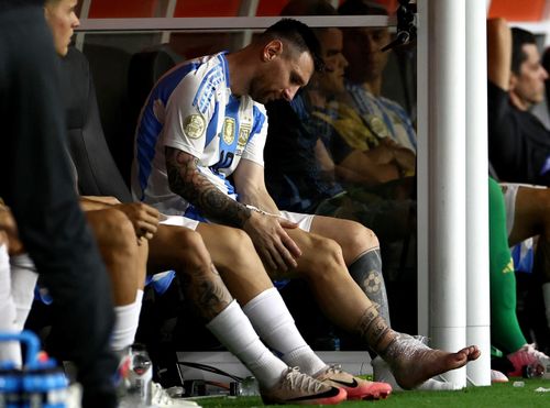 Chấn thương từng là nỗi ám ảnh "đeo bám" Messi trong nhiều năm sự nghiệp. Ảnh: Reuters.