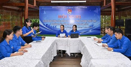 Hội nghị giao ban công tác Đoàn, Hội và phong trào thanh thiếu nhi 6 tháng đầu năm đối với Cụm thi đua số 2.