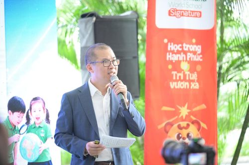 Ông Dương Ngọc Tú - Tổng Giám đốc Hệ thống Giáo dục Mầm non Quốc tế Wisdomland World School.