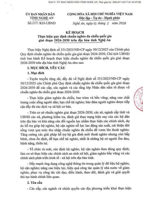 Kế hoạch số 655/KH-UBND của UBND tỉnh.