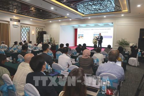 Hội thảo có sự tham dự của các nhà khoa học, chuyên gia, nhà quản lý và doanh nghiệp trong nước, quốc tế. Ảnh Đặng Tuấn -TTXVN 