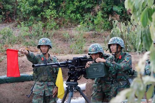  Bộ CHQS tỉnh tập trung thực hiện tốt các khâu đột phá về “Huấn luyện, diễn tập, sẵn sàng chiến đấu”. Ảnh: H.P 