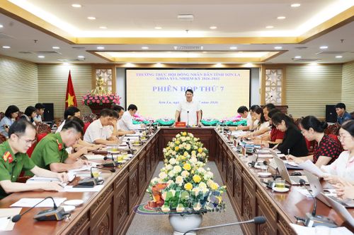 Phiên họp thứ 7 Thường trực HĐND tỉnh.